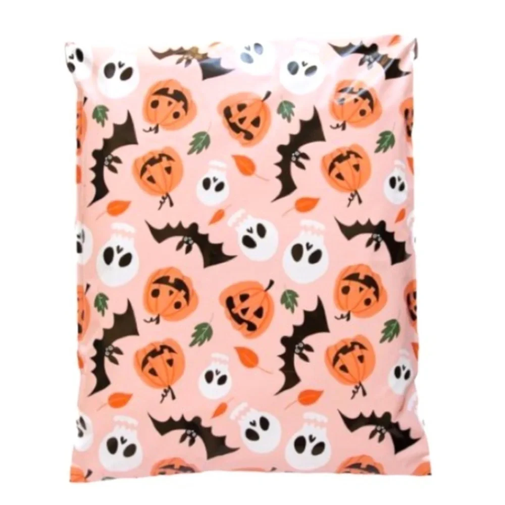 100 Pack 14x17 XXL Polymailers - Designer Halloween Series